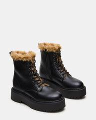 BUFFY FAUX FUR BLACK