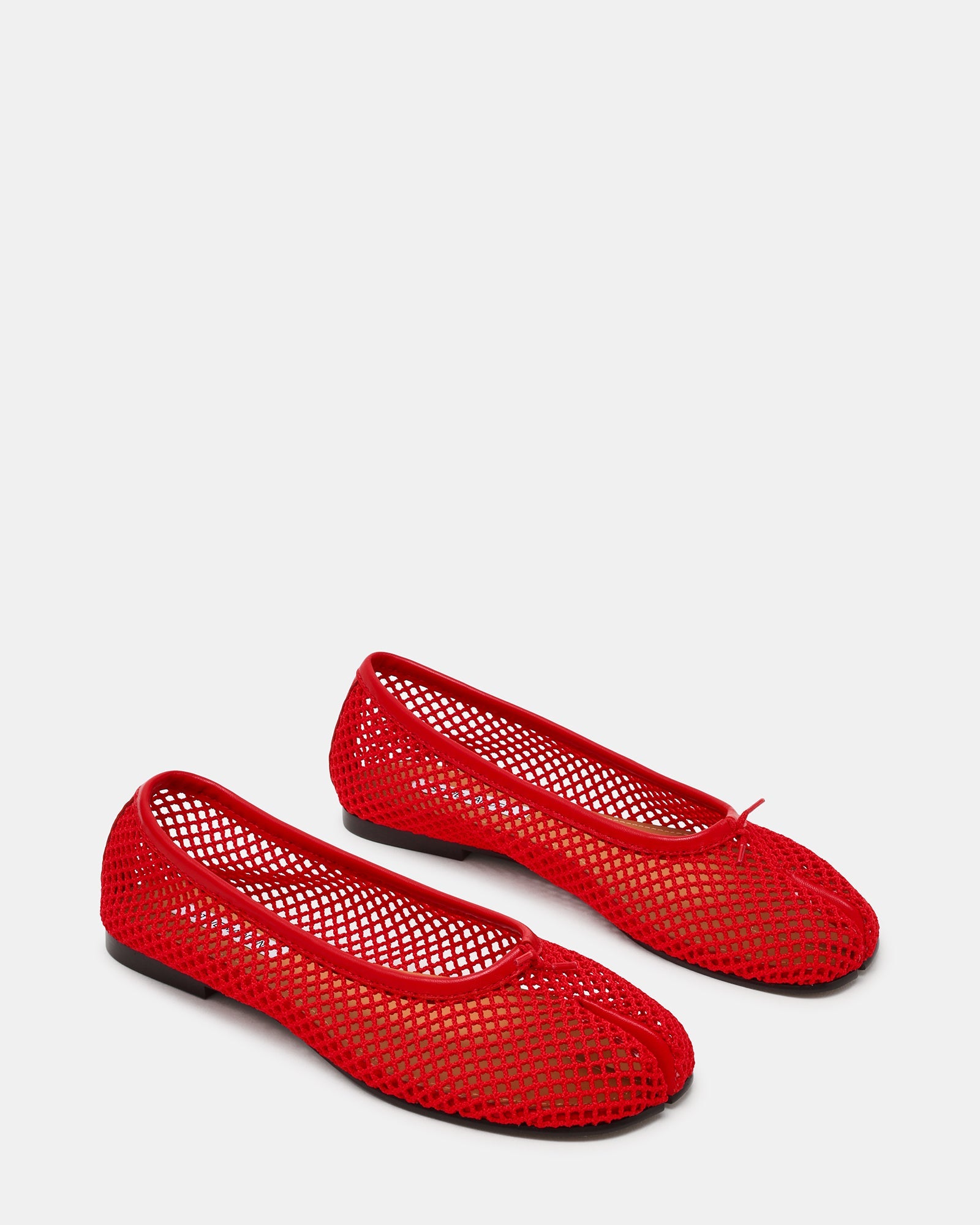 CALICO Red Split Toe Tabi Women's Mesh Ballet Flat | Steve Madden