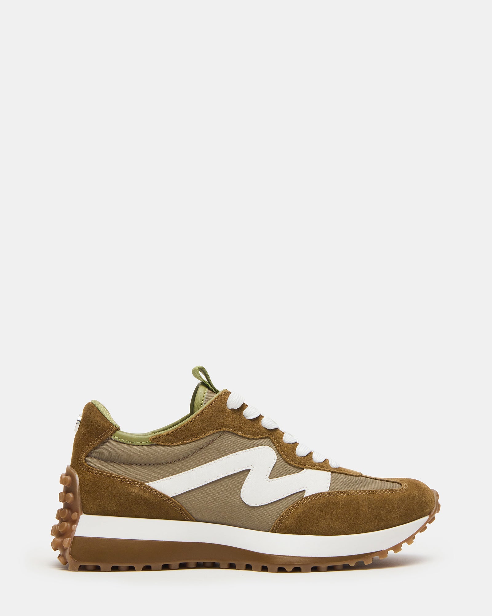 CAMPO Olive Multi Lace-Up Women's Sneaker | Steve Madden