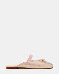 CUTESY Rhinestone Slip-On Ballet Mule Women's Flat | Steve Madden