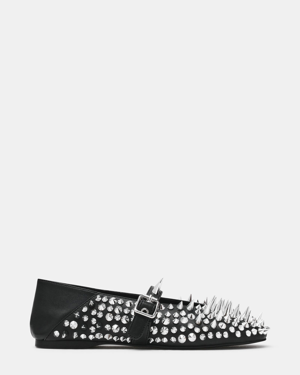 DRAX Black Mary Jane Embellished Women's Ballet Flat | Steve Madden