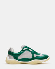 DUSTIN Green Mesh Lace-Up Low-Top Women's Sneaker | Steve Madden