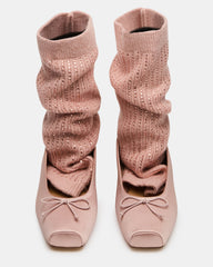 ELEVE KNIT PINK SATIN