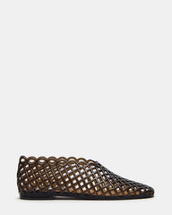GROVE Black Square-Toe Jelly Women's Mesh Ballet Flat | Steve Madden