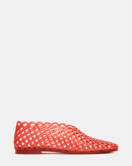GROVE Red Square-Toe Jelly Women's Mesh Ballet Flat | Steve Madden