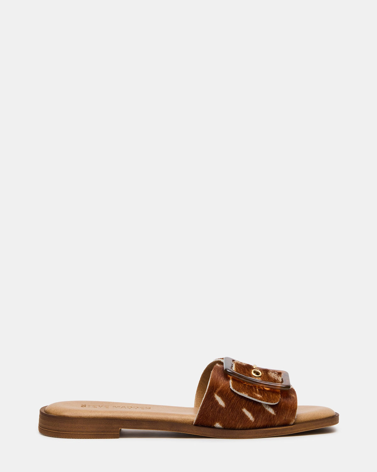 HAPP Fawn Square-Toe Slide Women's Sandal | Steve Madden
