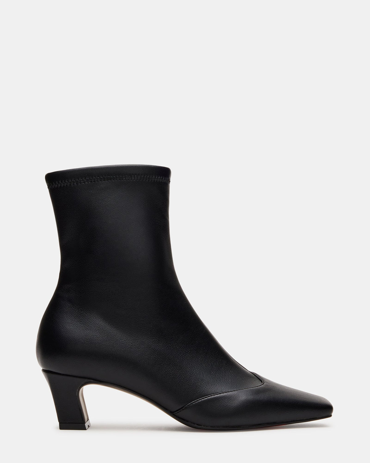 JETER Black Square-Toe Women's Ankle Boot | Steve Madden