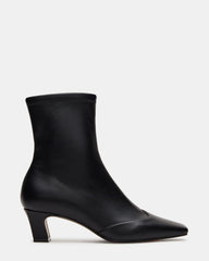 JETER Black Square-Toe Women's Ankle Boot | Steve Madden