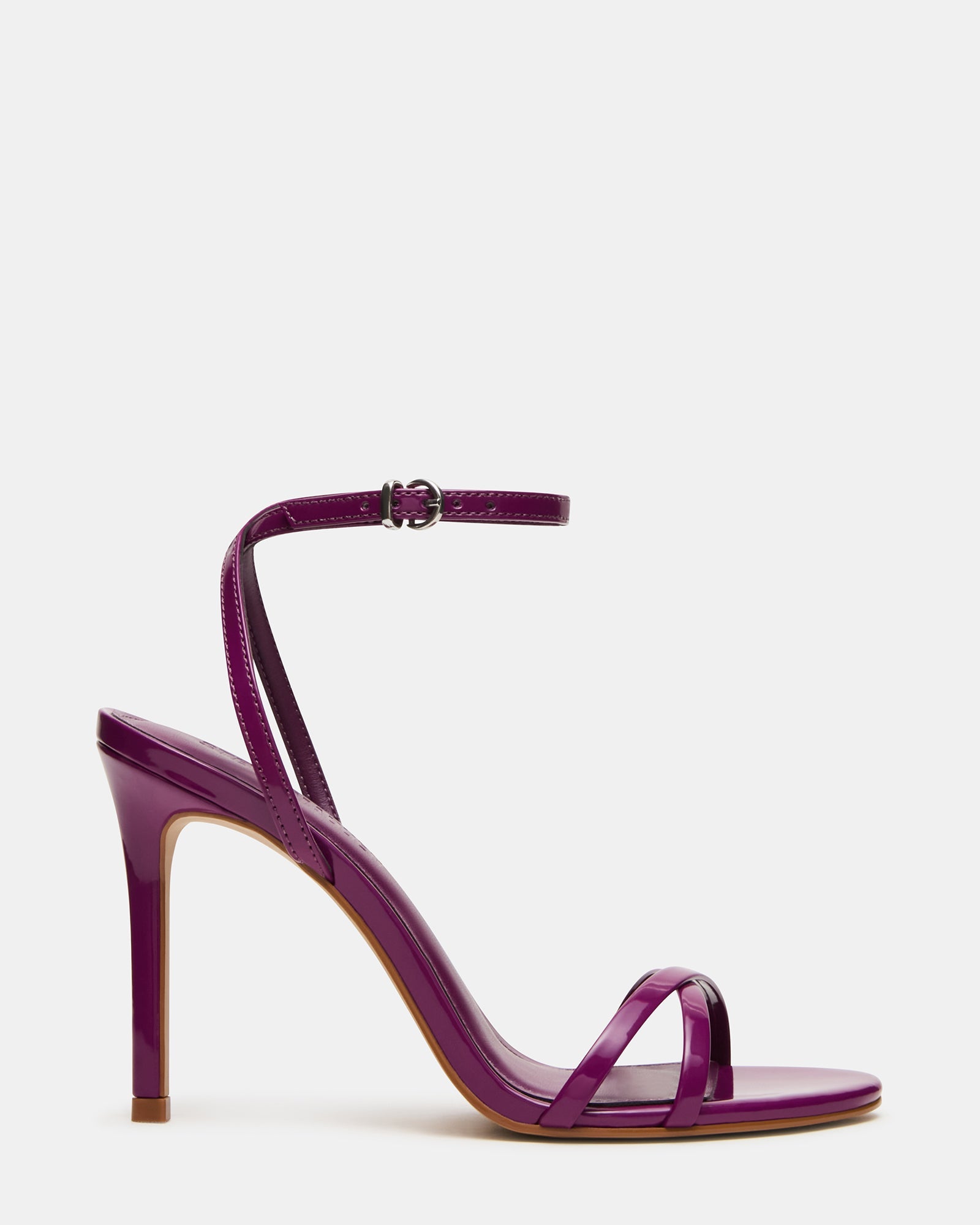 JYPSEY Fuchsia Patent Strappy Stiletto Women's Heel | Steve Madden