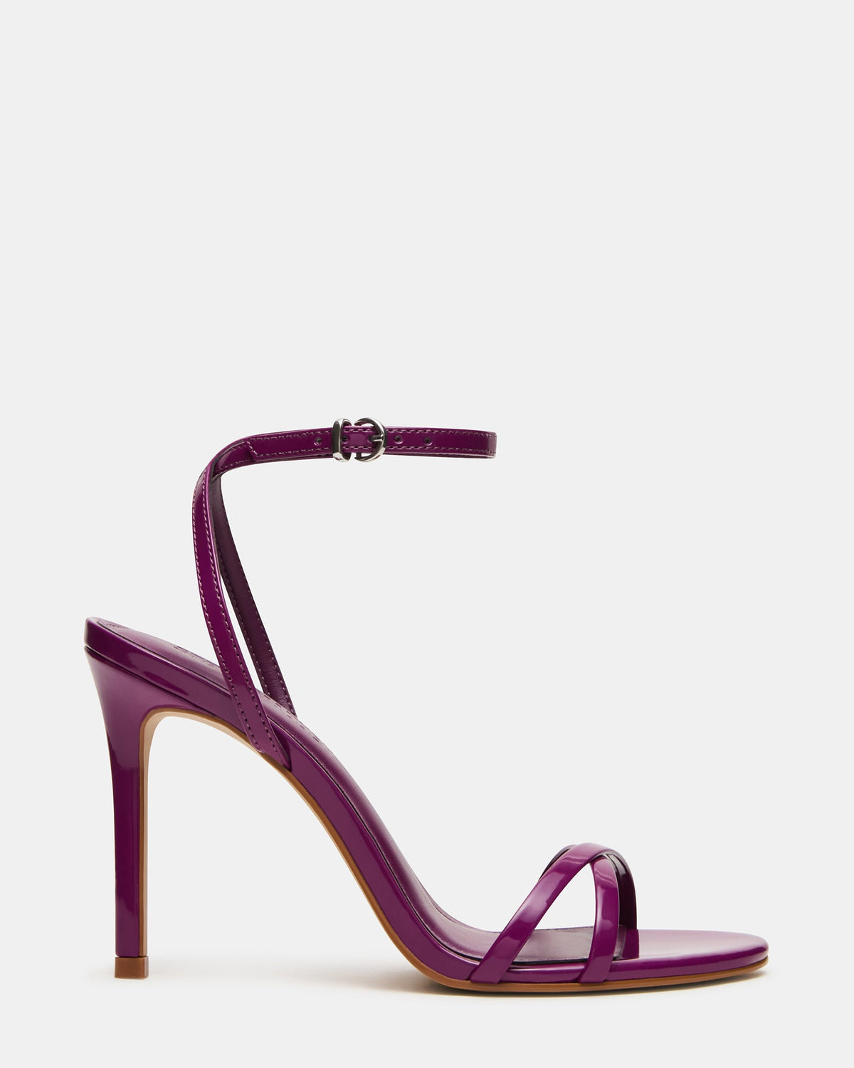 JYPSEY Fuchsia Patent Strappy Stiletto Women's Heel | Steve Madden