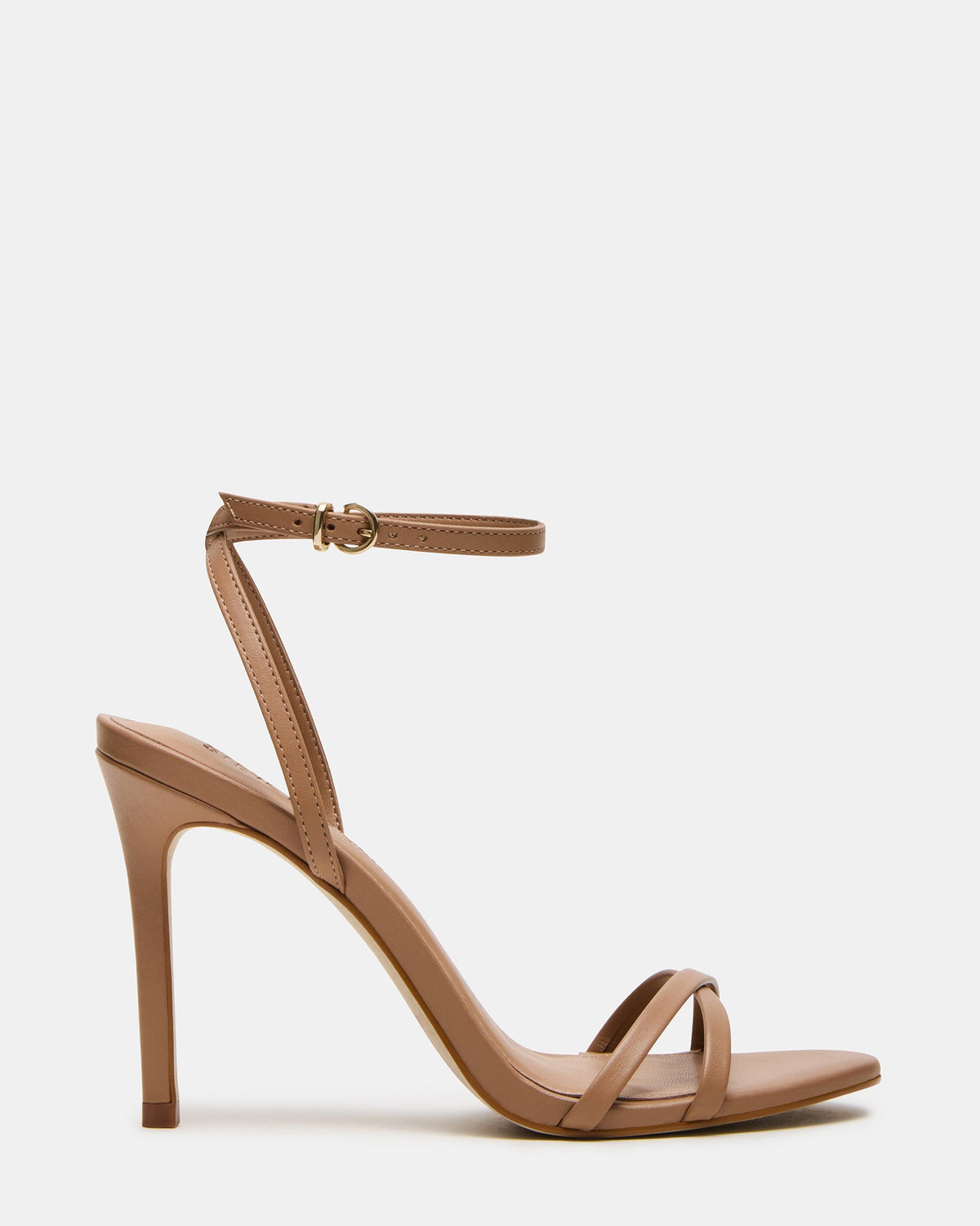 JYPSEY Tan Leather Strappy Stiletto Women's Heel | Steve Madden
