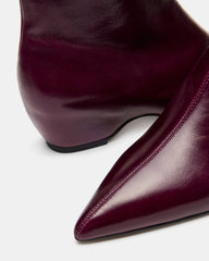 KARLSON DARK CHERRY LEATHER