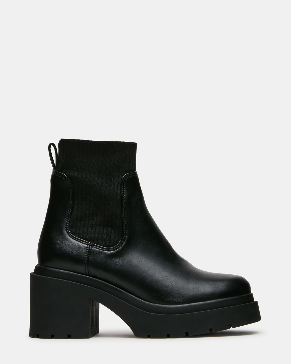 KOAH2O Black Chelsea Platform Water-Resistant Women's Ankle Boot | Steve Madden