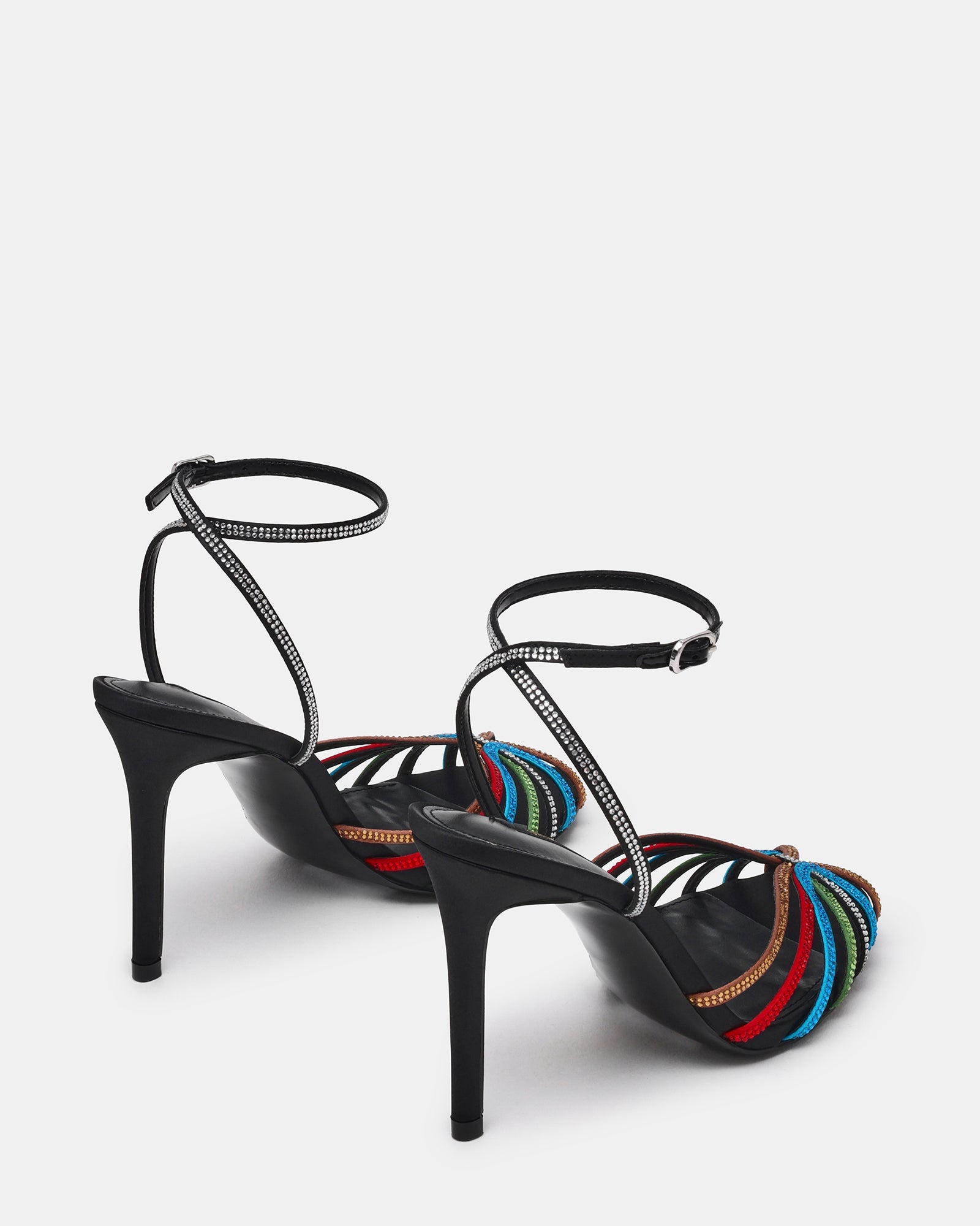 MIZUNA BLACK MULTI RHINESTONES