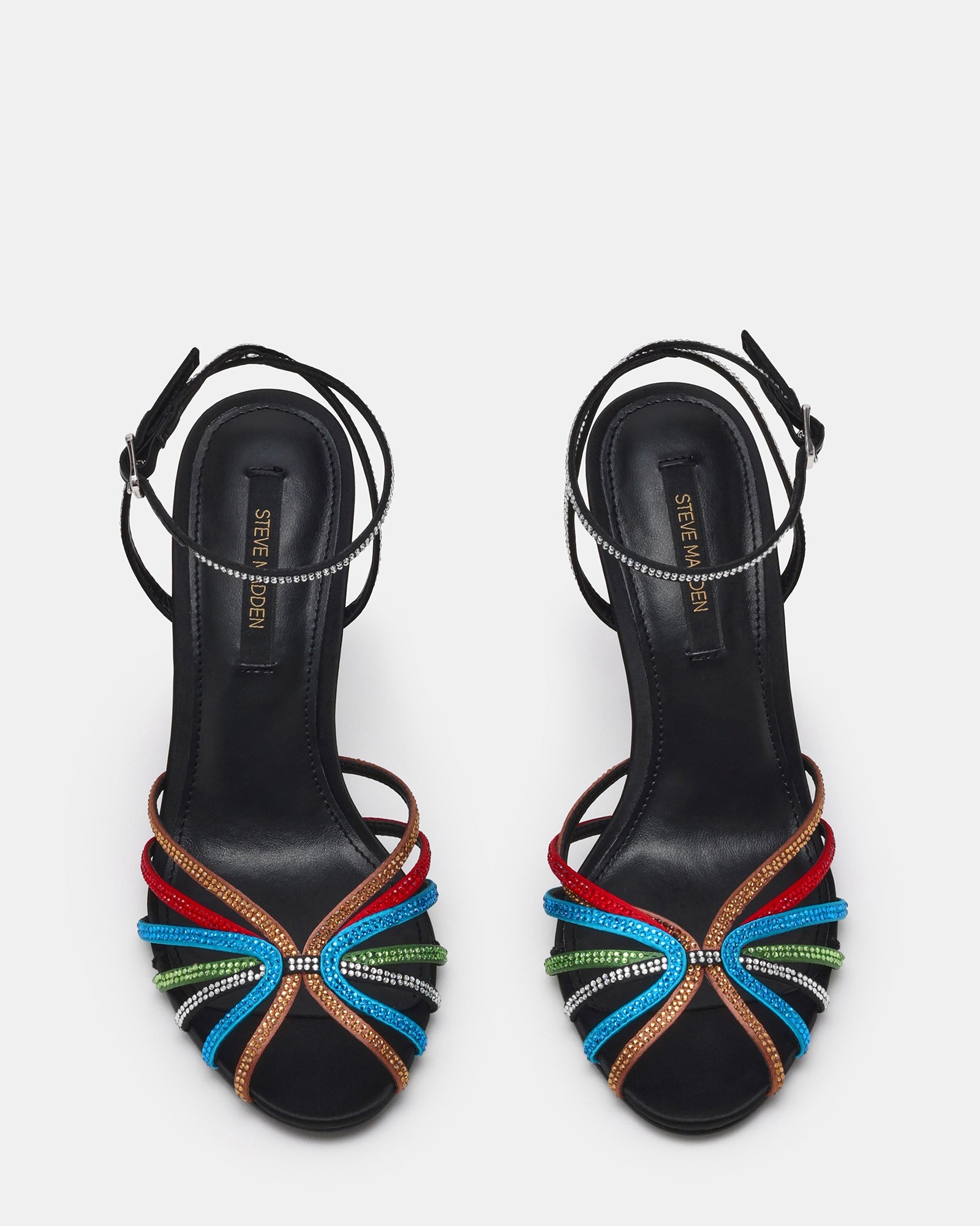 MIZUNA BLACK MULTI RHINESTONES