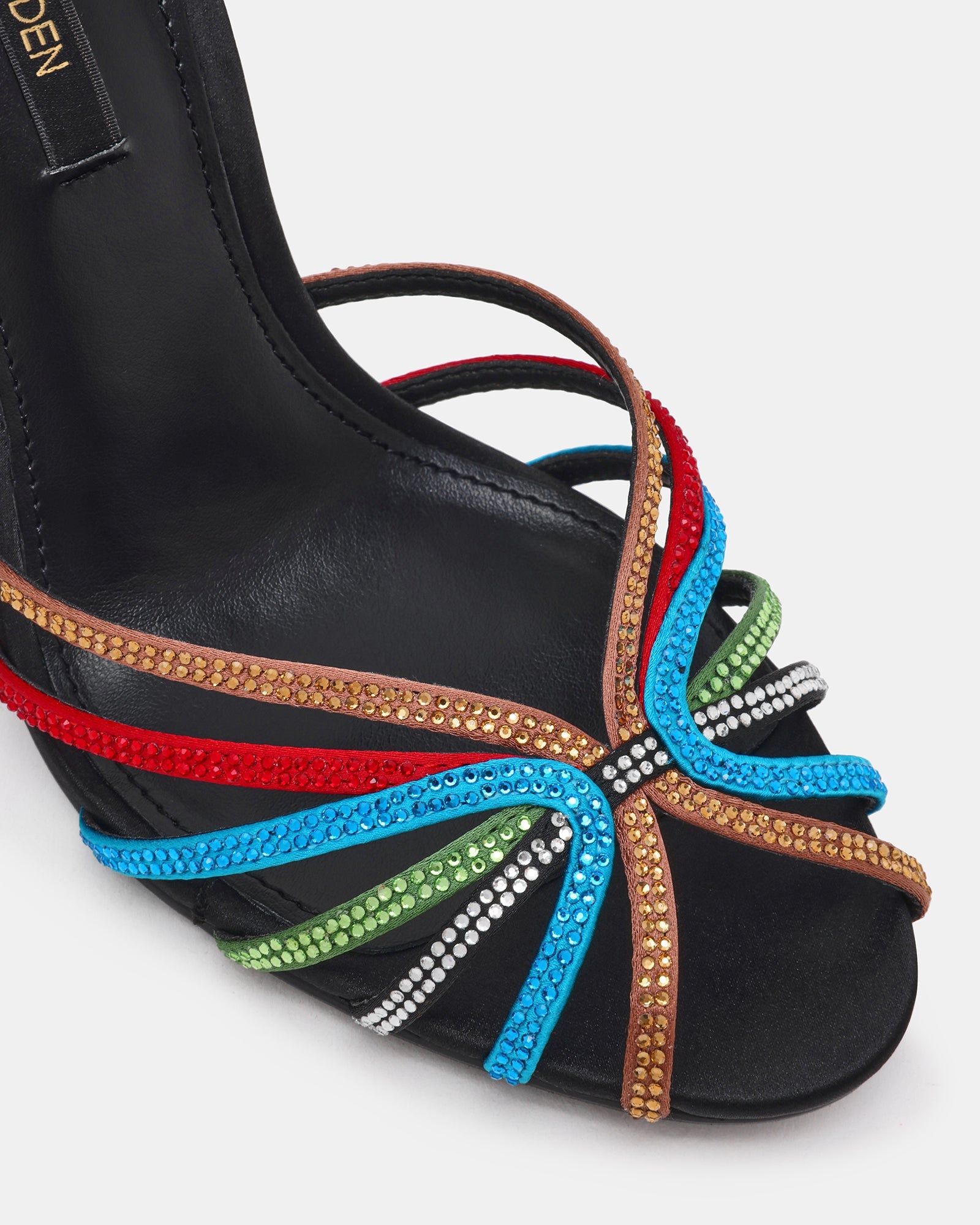 MIZUNA BLACK MULTI RHINESTONES