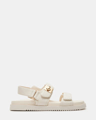 MONA Bone Leather Flatform Women's Sandal | Steve Madden