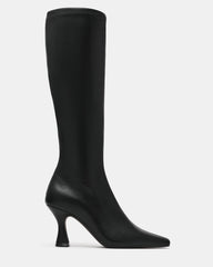 NOTTA Black Pointed-Toe Knee-High Women's Boots | Steve Madden