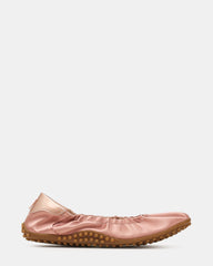 PIETRA Blush Satin Scrunched Women's Ballet Sneaker | Steve Madden
