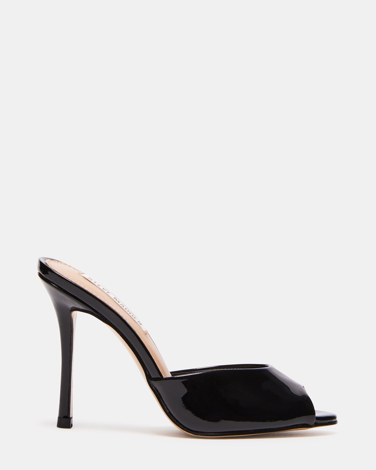 PRIYA Black Patent Women's Mule | Steve Madden