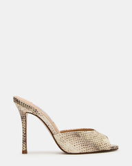 PRIYA Natural Snake Mule Women's Heel | Steve Madden
