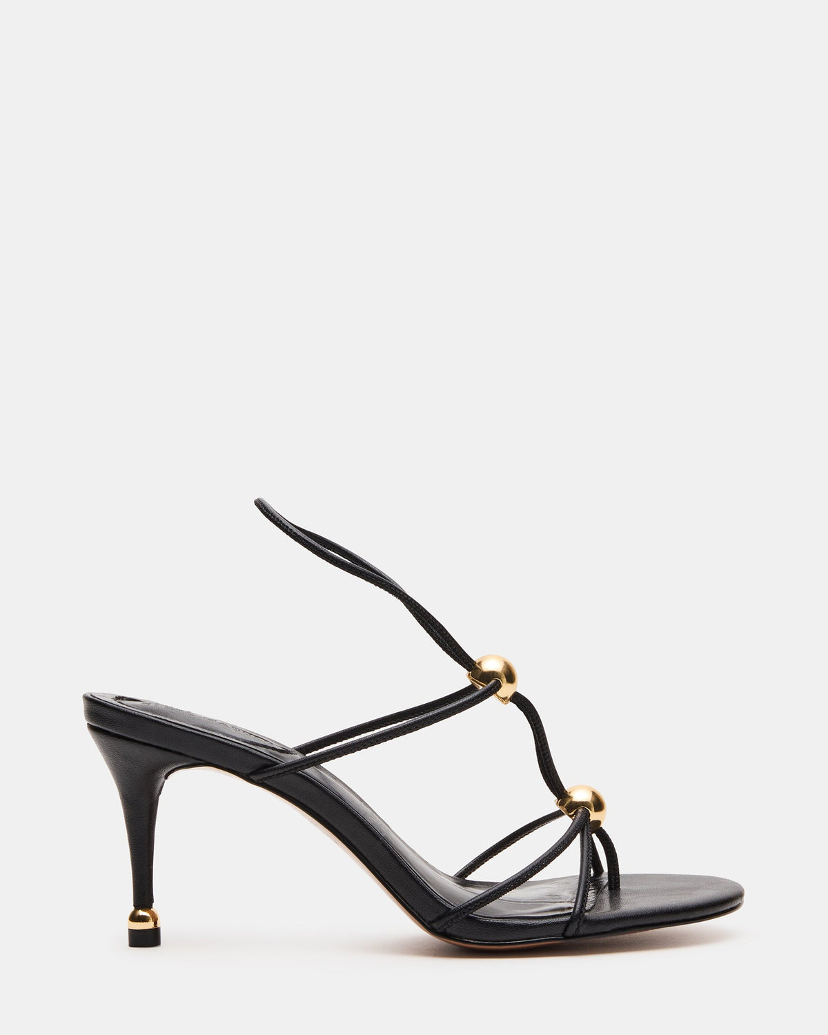 RAMOS Black Strappy Stiletto Women's Heel | Steve Madden
