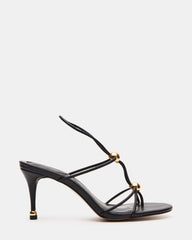 RAMOS Black Strappy Stiletto Women's Heel | Steve Madden