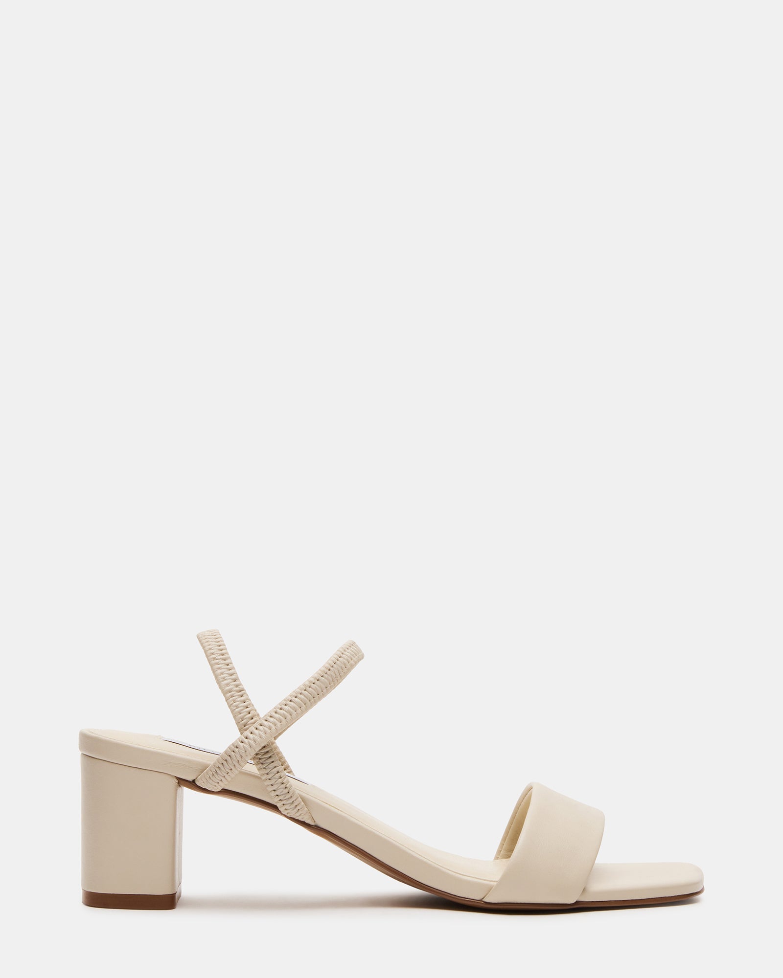 RIELLA Bone Leather Square-Toe Women's Block Heel | Steve Madden