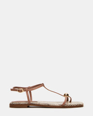 RITZY Natural Snake Square-Toe Strappy Women's Sandal | Steve Madden