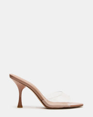 SANTI Clear Pointed-Toe Mule Women's Heel | Steve Madden
