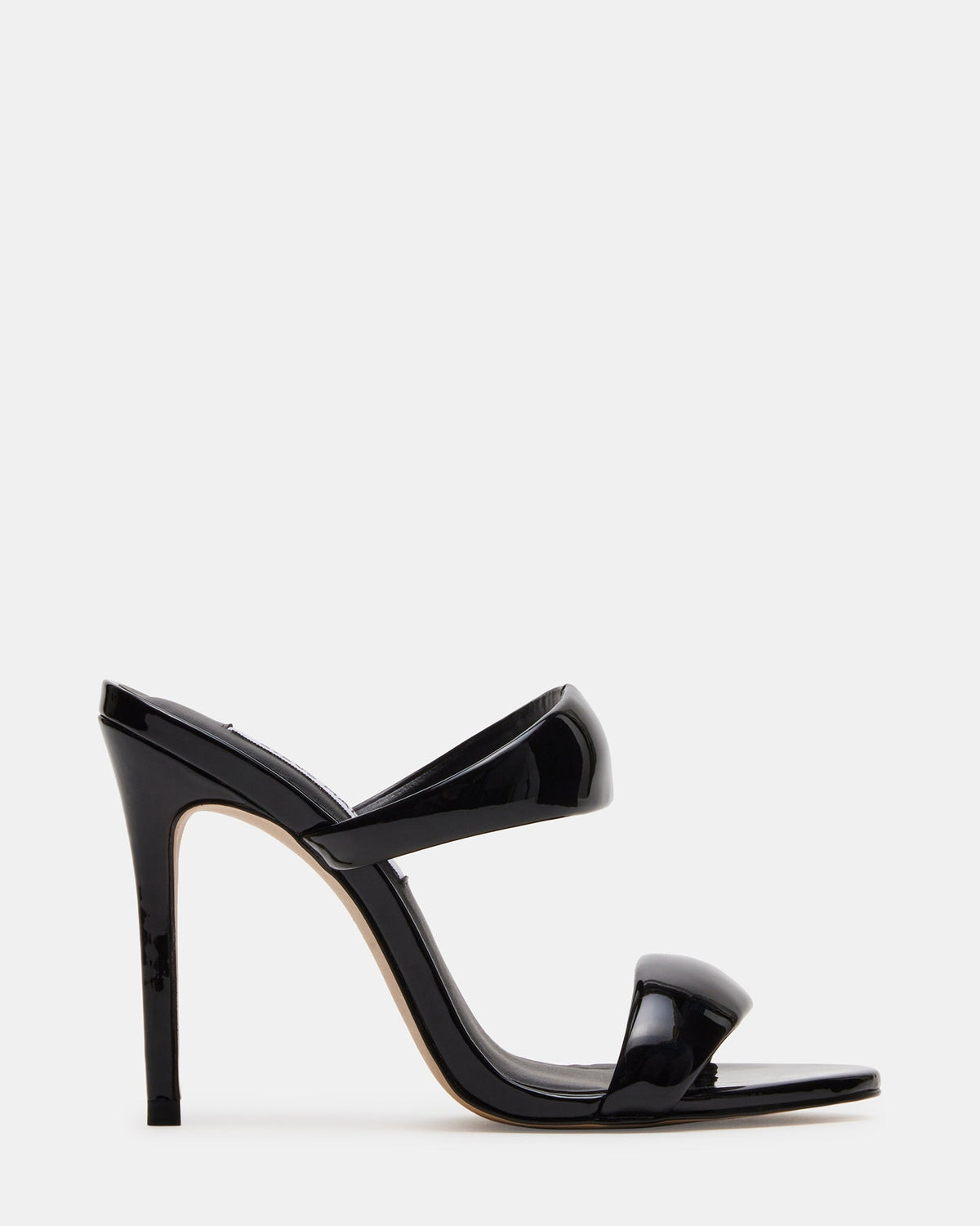 SATURN Black Stiletto Mule Women's Heel | Steve Madden