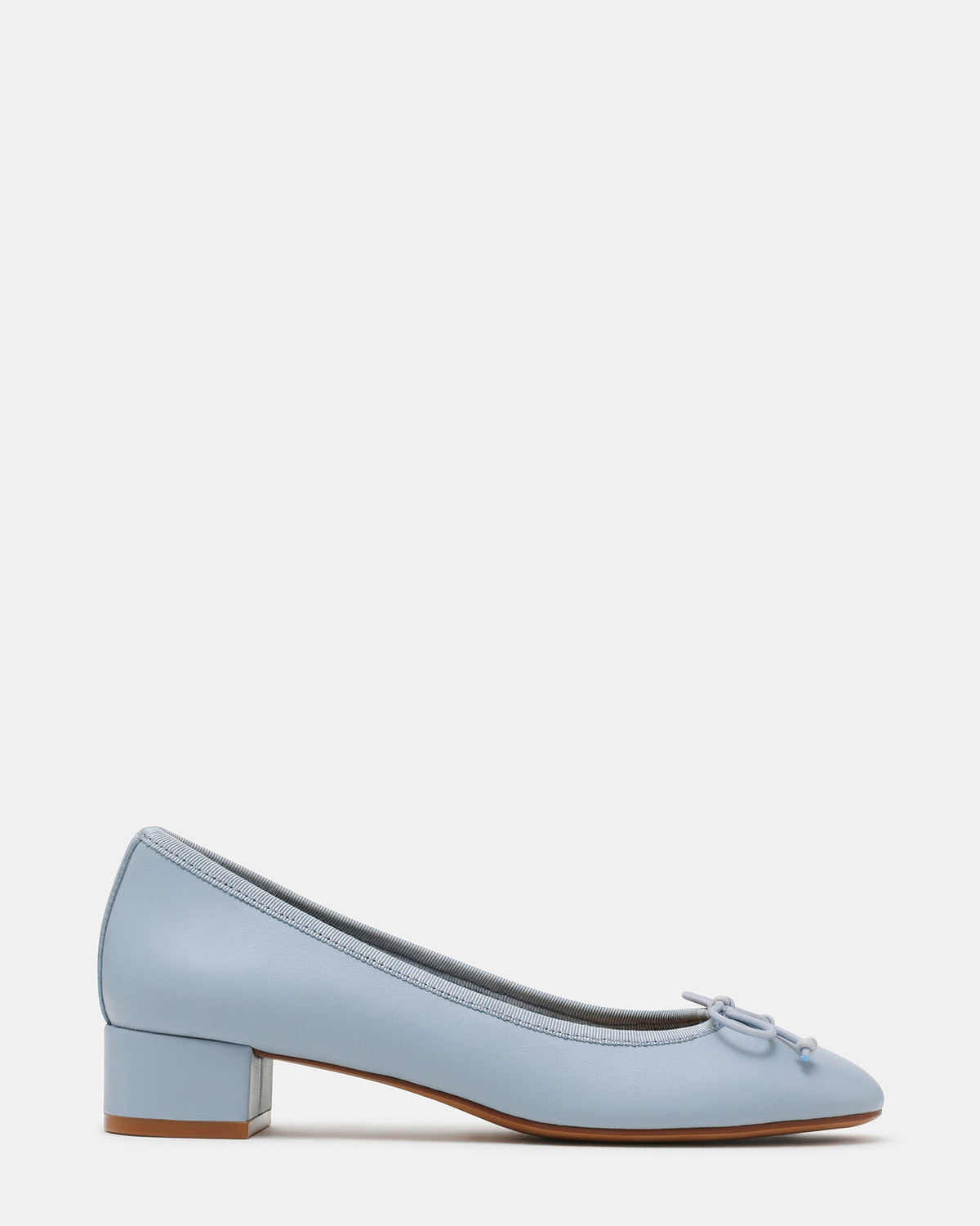 STEFFI Baby Blue Ballet Bow Women's Block Heel | Steve Madden