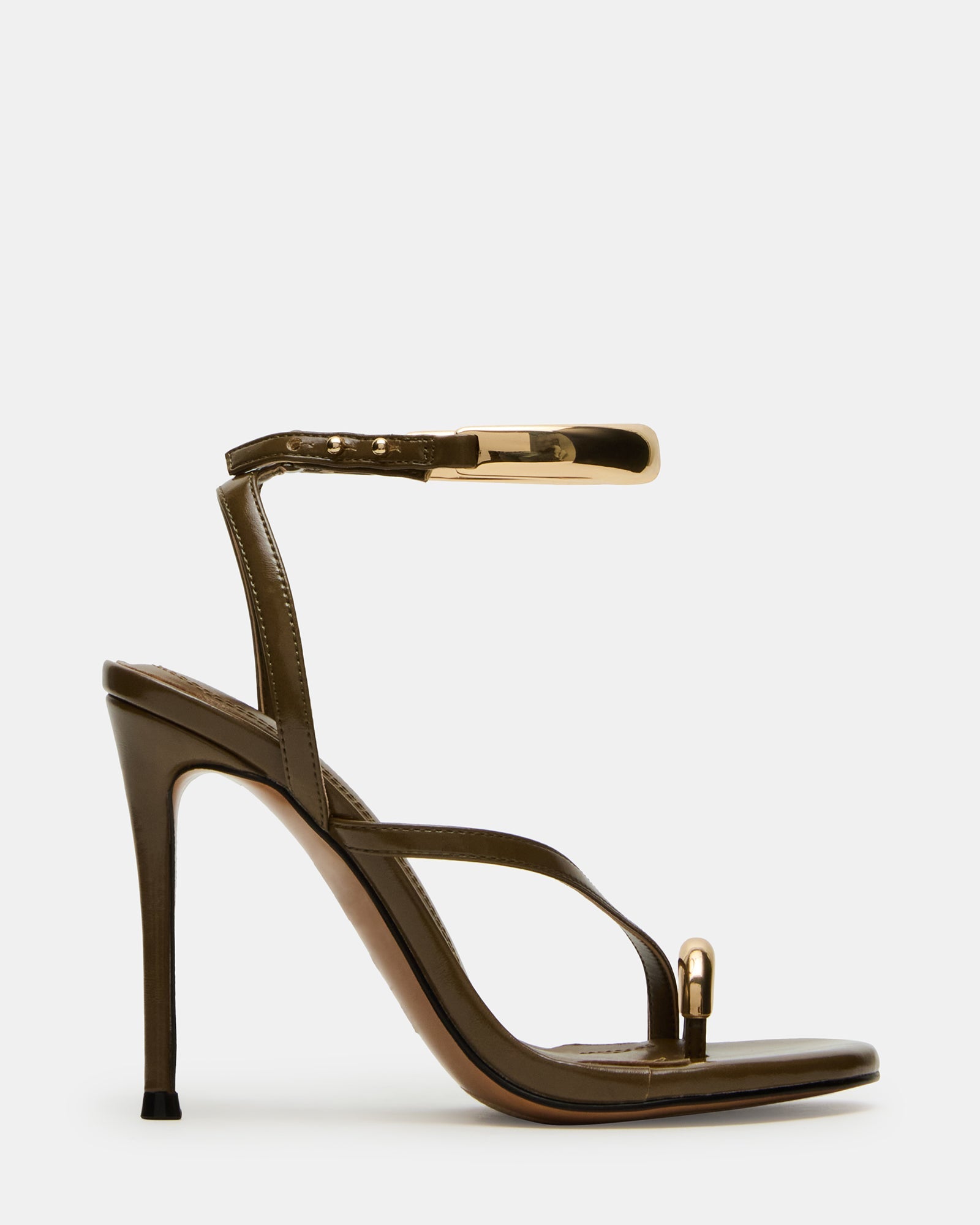 TIA Olive Open-Toe Stiletto Women's Heel | Steve Madden