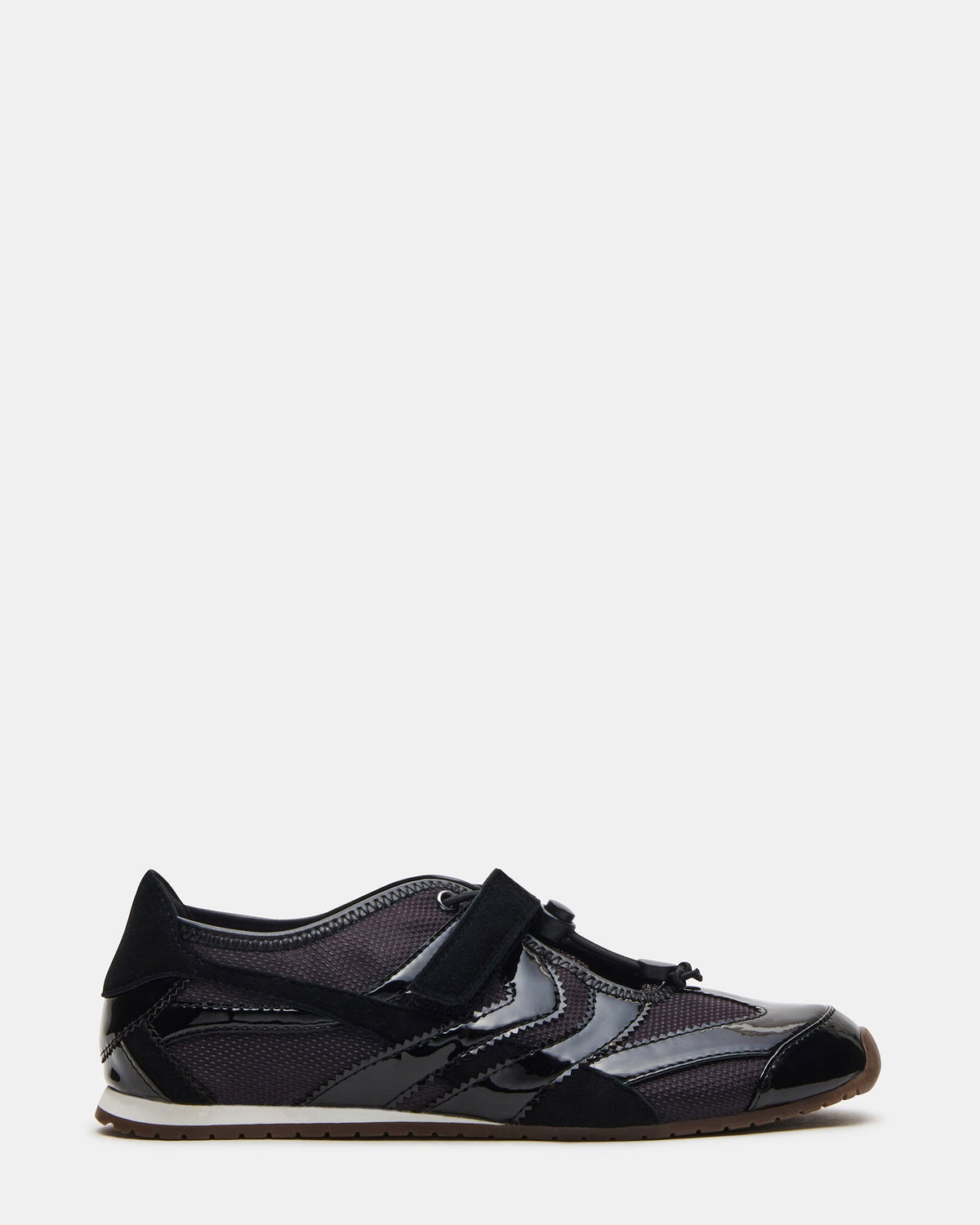 VIPER Black Low-Top Velcro Women's Sneaker | Steve Madden