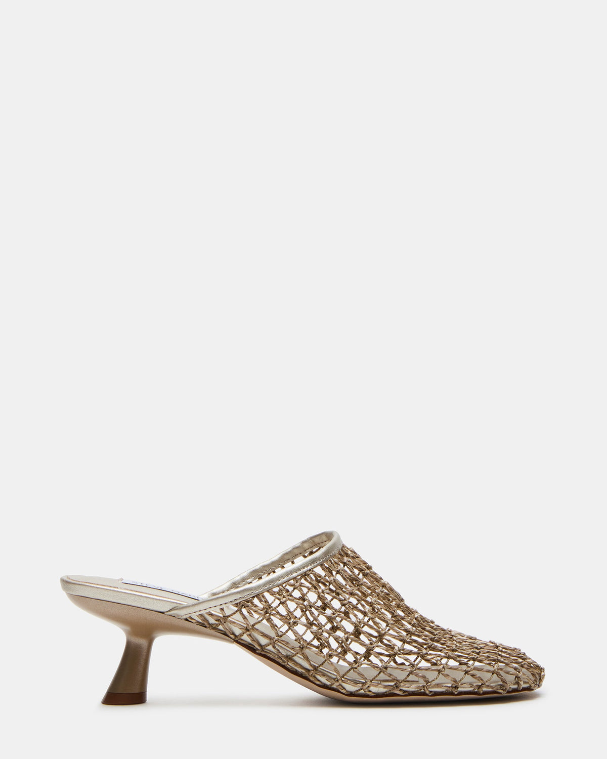 XRAY Gold Women's Caged Net Mule Heel | Steve Madden
