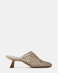XRAY Gold Women's Caged Net Mule Heel | Steve Madden
