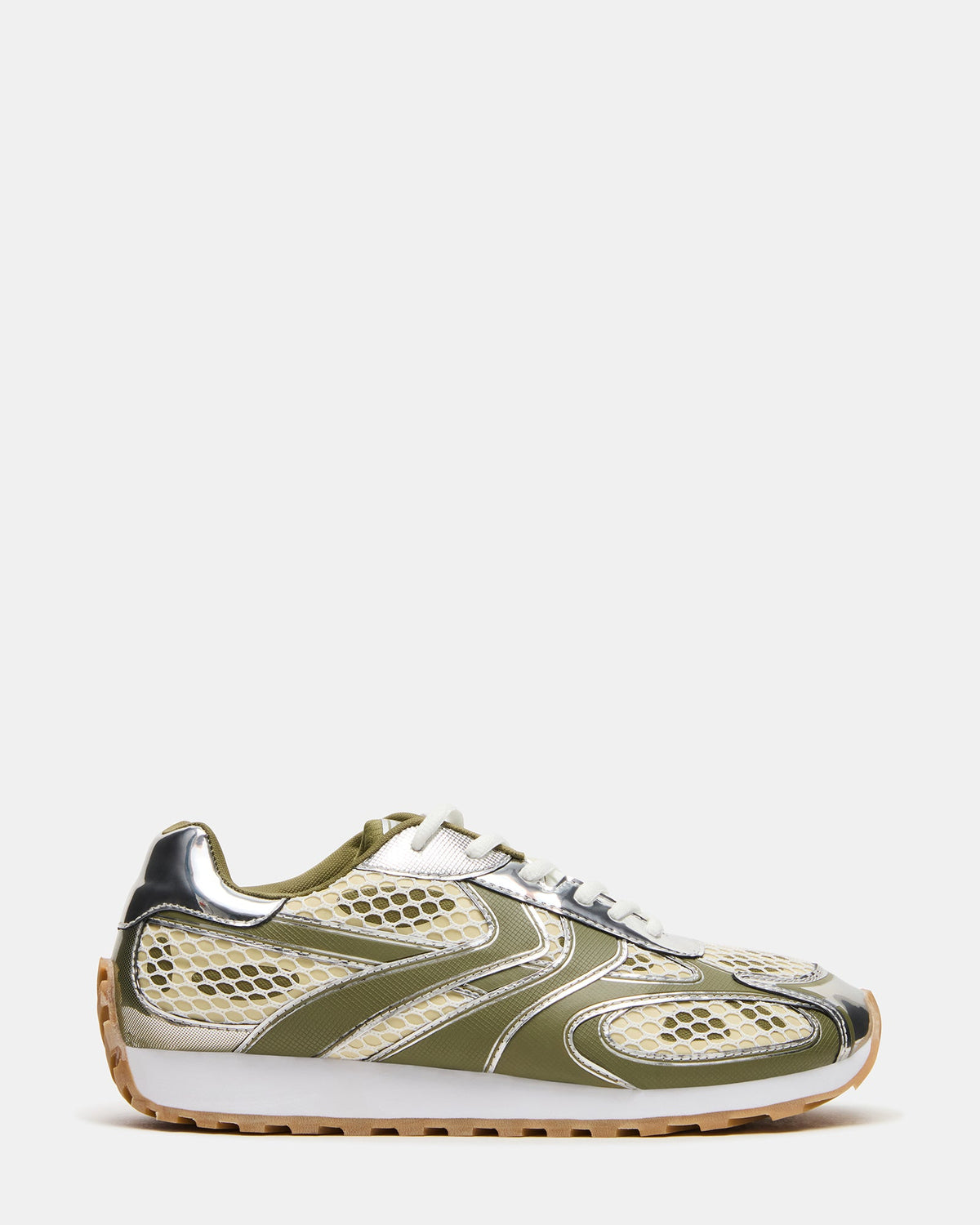 XYLO Green Low-Top Lace-Up Men's Sneakers | Steve Madden