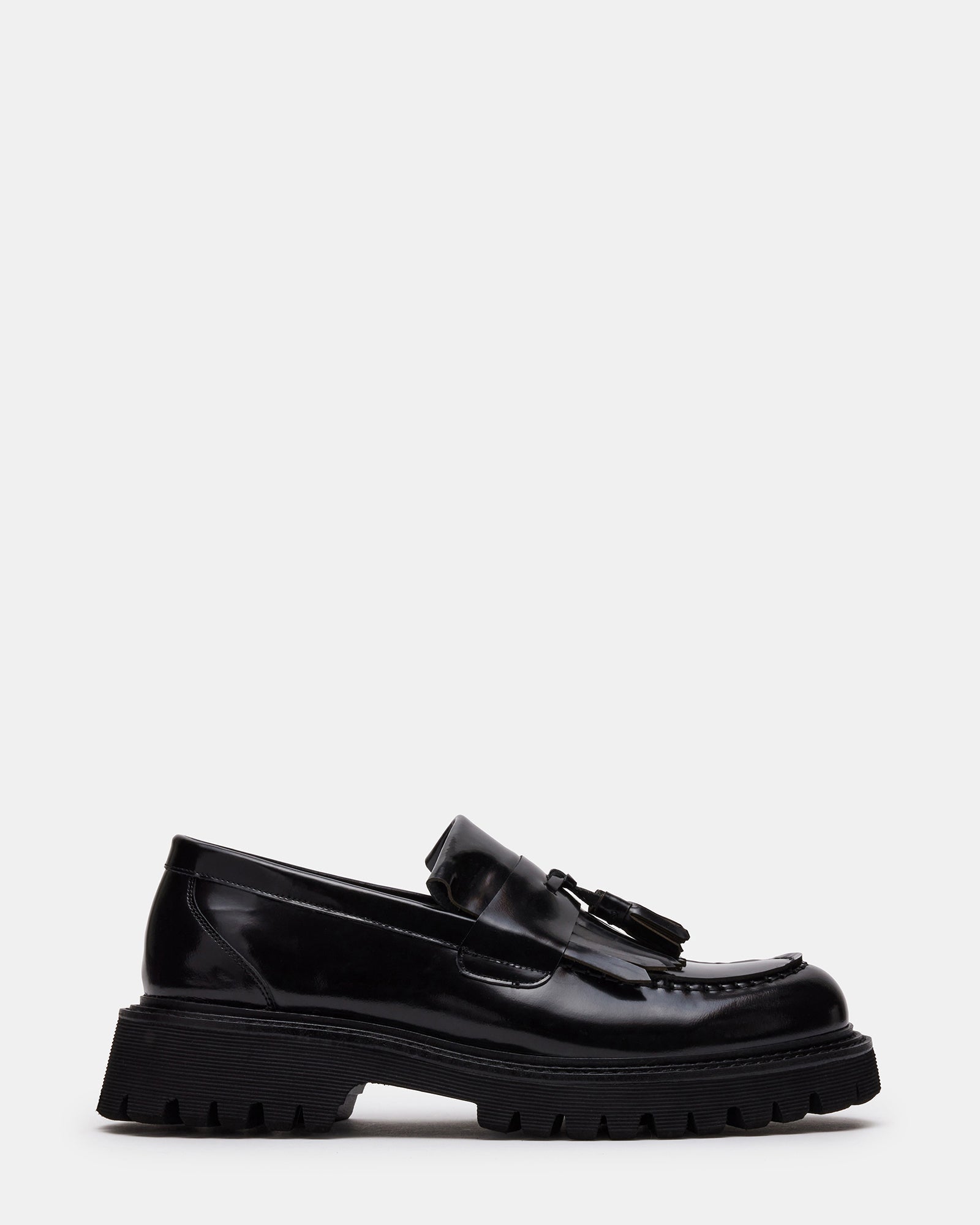 ZEV Black Box Lug Sole Dress Men's Loafer | Steve Madden