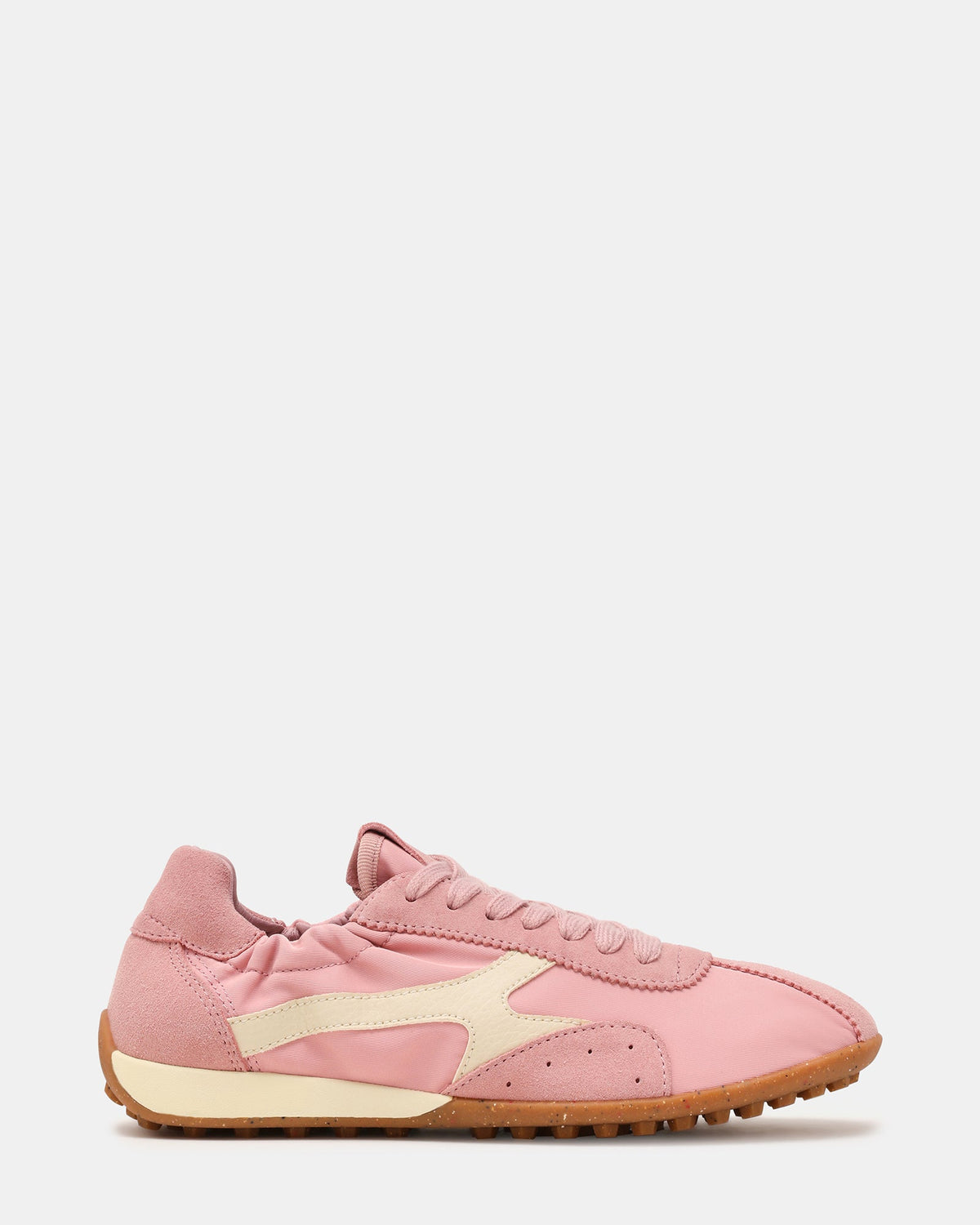 ZION Pink Low-Top Lace-Up Women's Sneaker | Steve Madden