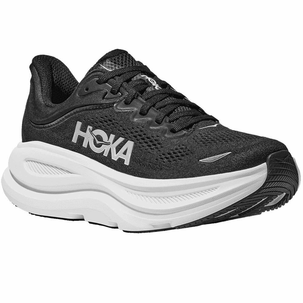 Bondi 9 Womens Running Shoes Black/White