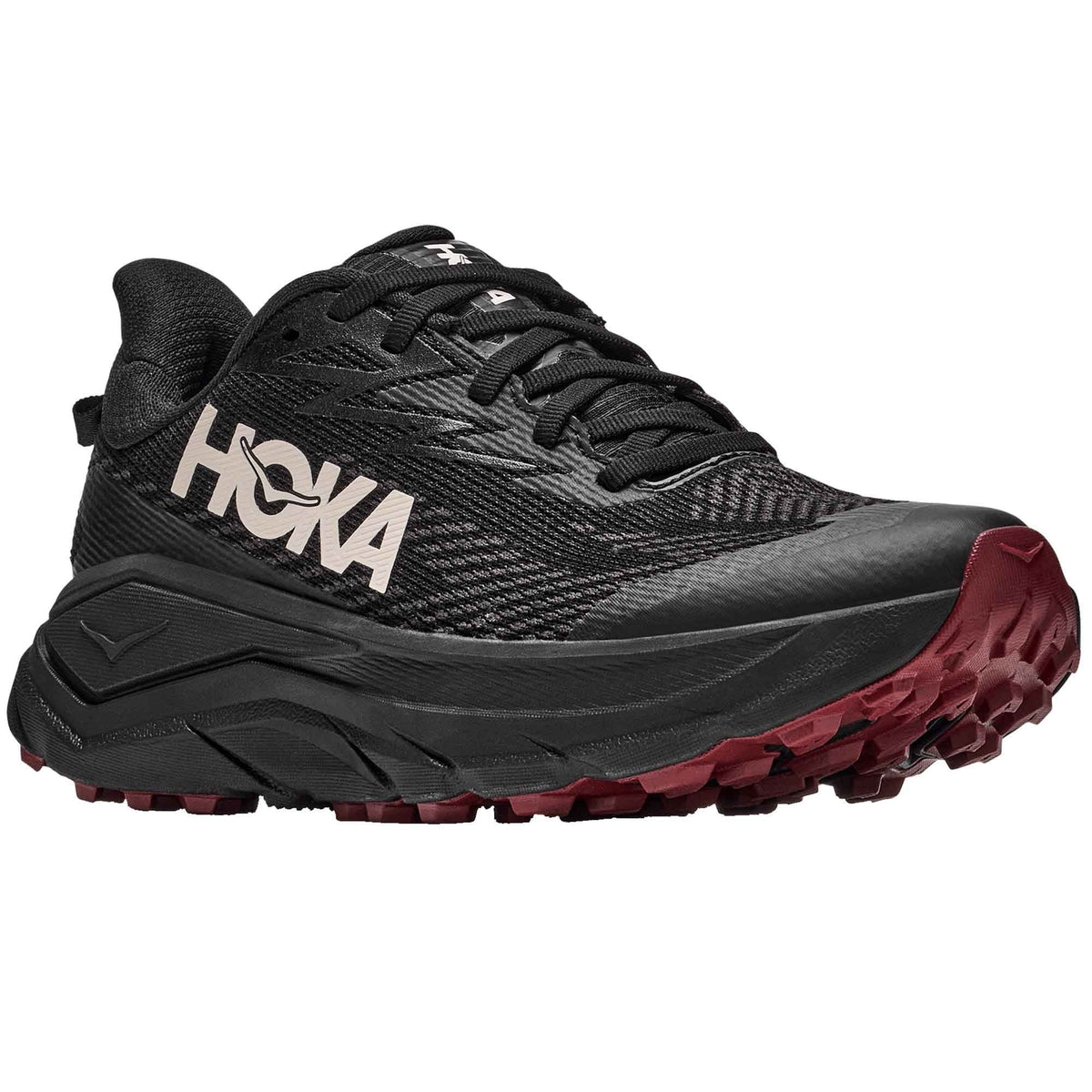 Challenger 8 GTX Women's Waterproof Trail Running Shoes Black/Varsity Burgundy
