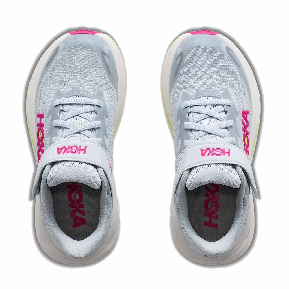 Clifton 10 Little Kids Running Shoe Overcast/Neon Dragonfruit