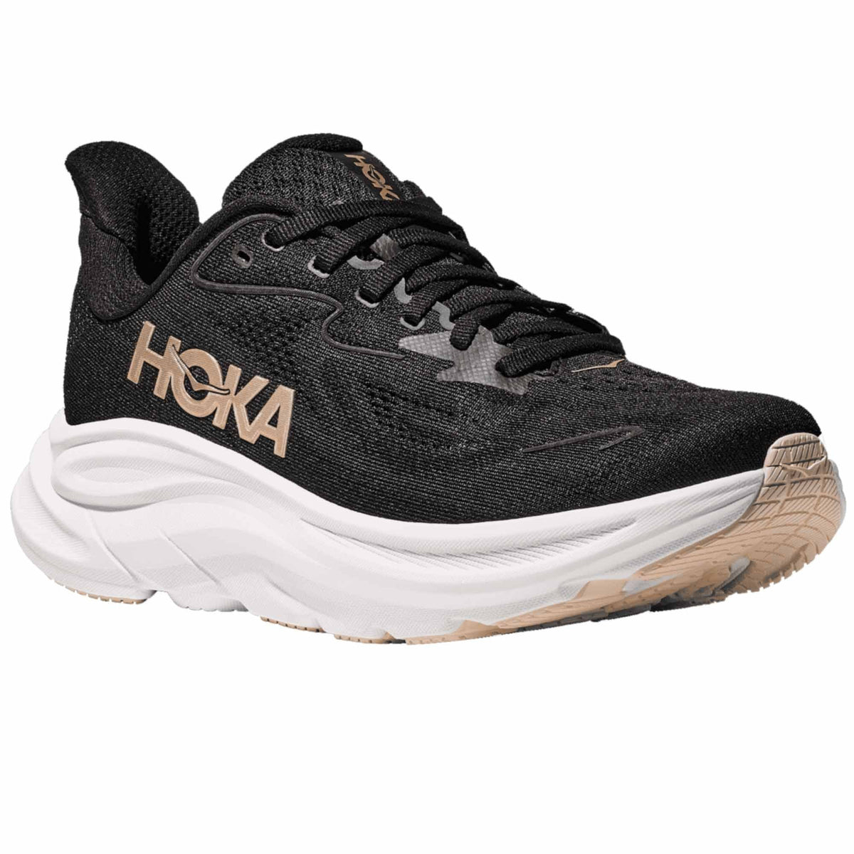 Clifton 10 Womens Running Shoes Black/Rose Gold