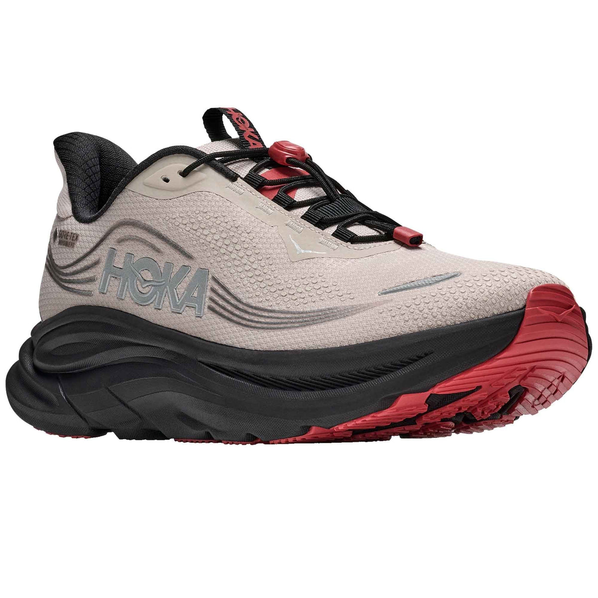 Clifton 11 Gore-Tex Mens Waterproof Running Shoes Rock Grey/Carbon Black